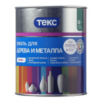 Эмаль алкидная Текс Профи основа D полуматовая 0,9 л