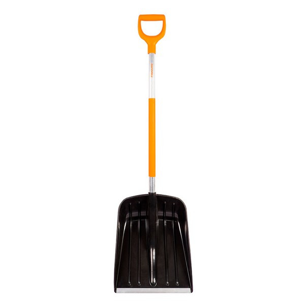 Лопата снеговая Fiskars SnowXpert (141001) пластиковая с алюминиевым черенком 355х200х1300 мм