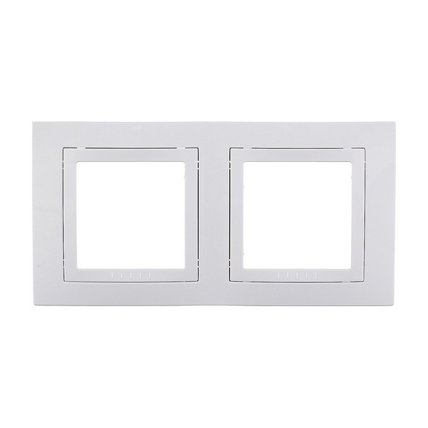 Рамка Schneider Electric Unica MGU2.004.18 двухместная универсальная белая