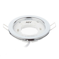 Светильник встраиваемый REV GX53 d100 мм круглый IP20 хром