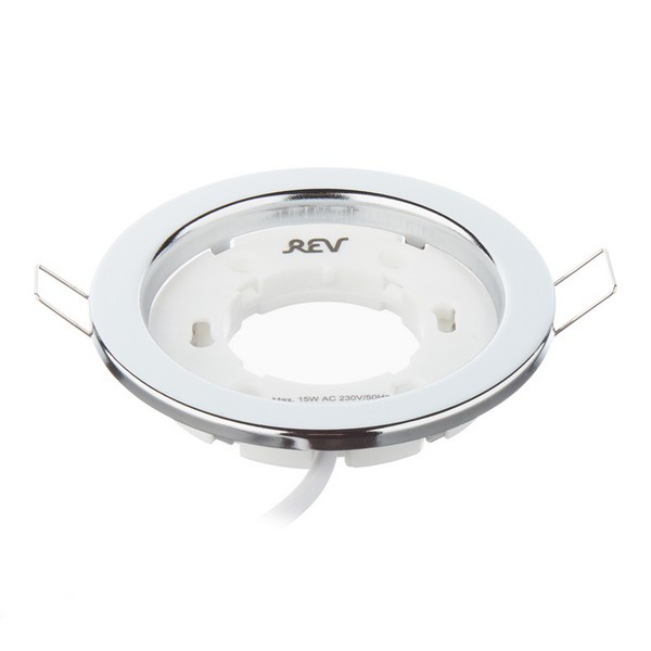 Светильник встраиваемый REV GX53 d100 мм круглый IP20 хром