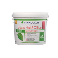 Краска водно-дисперсионная Finncolor Oasis Hall&Office 4 моющаяся основа C 2,7 л
