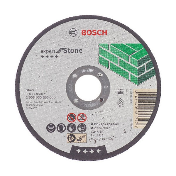 Круг отрезной по камню Bosch (02608600385) 125х22х2,5 мм