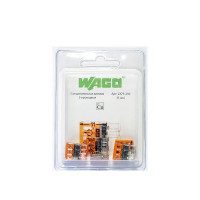 Клемма на 3 провода Wago 2273-203 0,5-2,5 кв. мм без пасты (6 шт.)