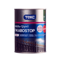 Грунт-эмаль по ржавчине Текс РжавоStop красная 3в1 глянцевая 0,9 кг