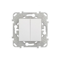 Переключатель Schneider Electric Unica MGU5.213.18ZD двухклавишный на 2 направления скрытая установка белый