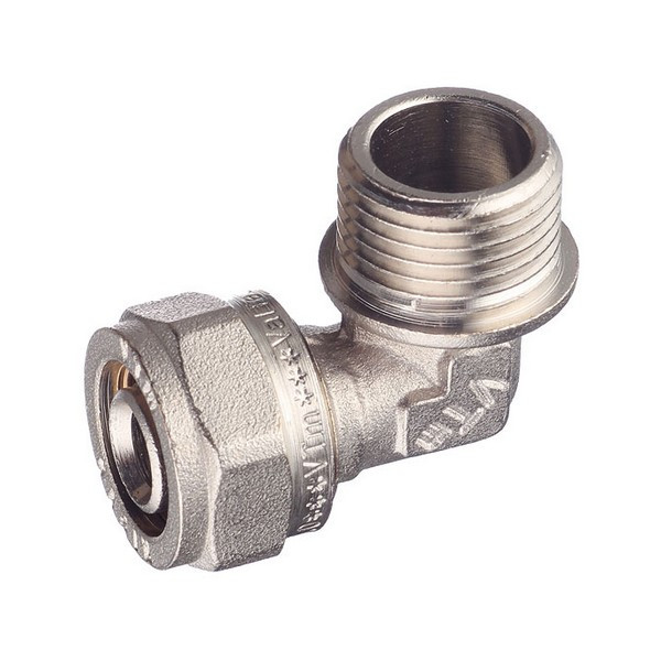 Угол VALTEC (VTm.353.N.001604) 16 обж(ц) х 1/2 НР(ш)