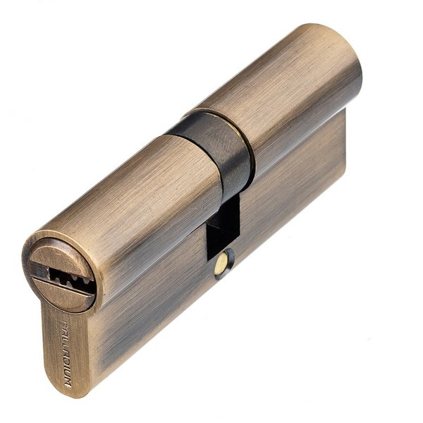 Цилиндр Palladium C ET AB 80 (40х40) мм ключ/ключ античная бронза