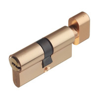 Цилиндр Palladium AL 60 C T01 PB 60 (30х30) мм ключ/вертушка латунь