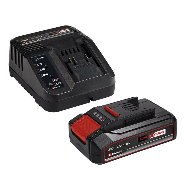 Аккумулятор Einhell PXC (4512097) 18В 2,5Ач Li-Ion 20В с зарядным устройством в комплекте (1 шт.)