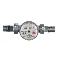Счетчик универсальный VALTEC DN20 105 мм со сгонами