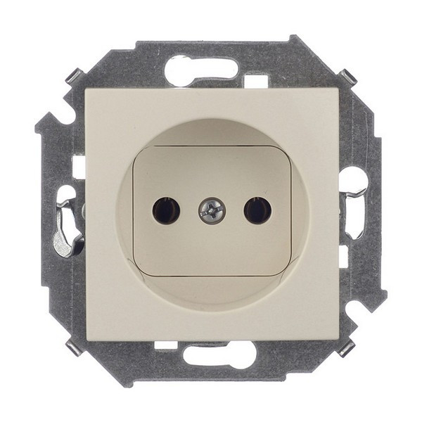 Розетка Simon 15 1591431-031 скрытая установка слоновая кость без заземления