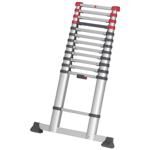 Лестница приставная Hailo T80 FlexLine 380 односекционная алюминиевая 1х13 бытовая