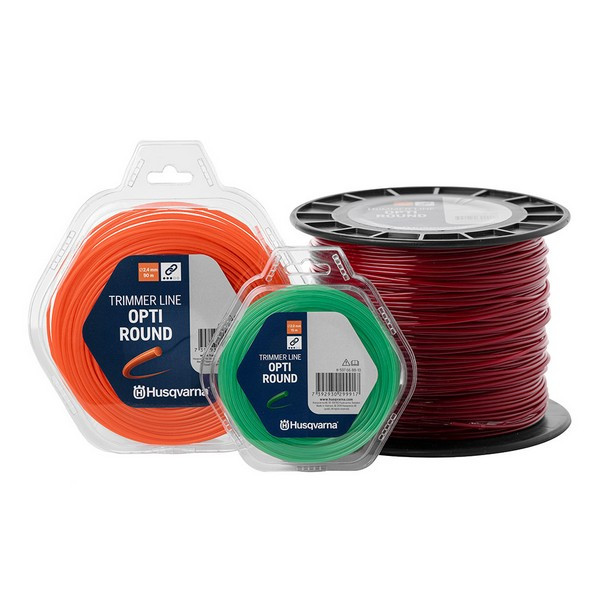 Леска для триммера Husqvarna Opti Round (5976688-21) круг 2,4 мм х 90 м оранжевая