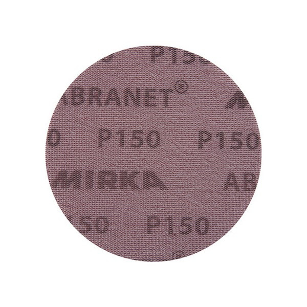 Диск шлифовальный Mirka Abranet d150 мм P150 на липучку сетчатая основа (5 шт.)