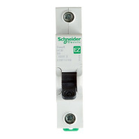 Автоматический выключатель Schneider Electric Easy9 (EZ9F14106) 1P 6А тип B 4,5 кА 220 В на DIN-рейку