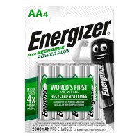 Аккумулятор Energizer Power Plus АА пальчиковый NH15 1,2 В 2000 мАч (4 шт.)