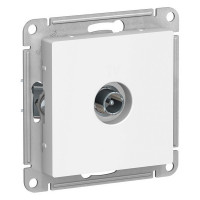 Розетка телевизионная Schneider Electric Atlas Design ATN000192 проходная скрытая установка белая