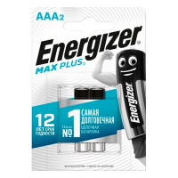 Батарейка Energizer Max Plus AAA мизинчиковая LR03 1,5 В (2 шт.)
