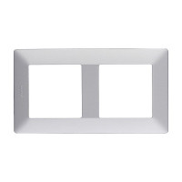 Рамка Legrand Valena LIFE 754132 двухместная универсальная алюминий