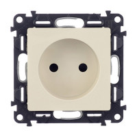 Розетка Legrand Valena LIFE 753516 скрытая установка слоновая кость без заземления со шторками