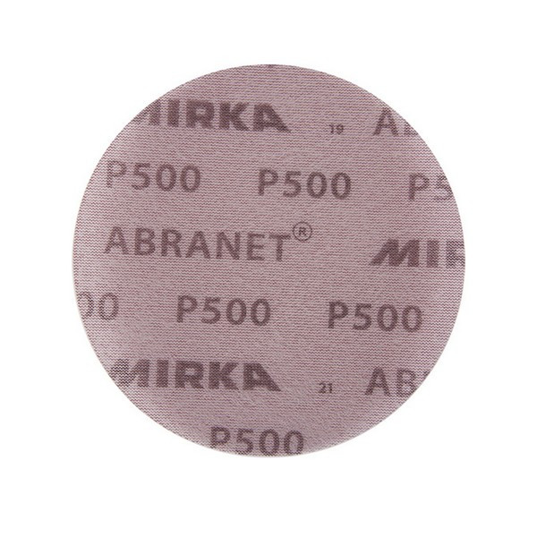 Диск шлифовальный Mirka Abranet d125 мм P500 на липучку сетчатая основа (5 шт.)