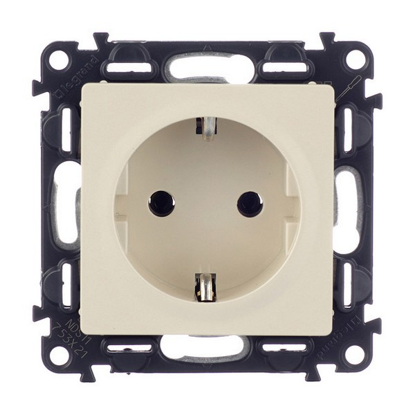 Розетка Legrand Valena LIFE 753521 скрытая установка слоновая кость с заземлением