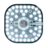 Модуль светодиодный накладной для светильника Apeyron (02-29) 160х160х30 мм 24 Вт 220 В 6500К холодный свет IP20 белый встроенный драйвер на магнитах