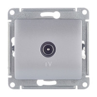 Розетка телевизионная Schneider Electric Glossa GSL000391 оконечная скрытая установка алюминий