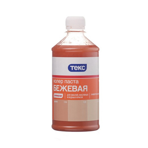 Колер паста Текс Универсал бежевая №15 0,5 л