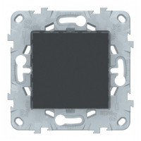 Заглушка Schneider Electric Unica NEW NU586654 скрытая установка антрацит 45x45 мм