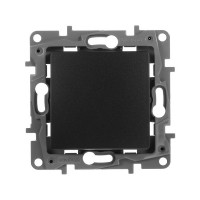 Выключатель Legrand Etika 672601 одноклавишный скрытая установка антрацит