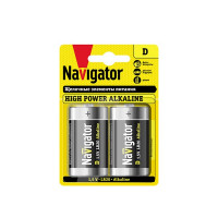 Батарейка Navigator D LR20 1,5 В 12000 мАч (2 шт.)