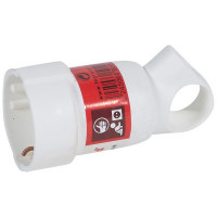 Розетка бытовая Legrand Helium (50191) с заземлением 16 А 230 В IP20 с кольцом белая