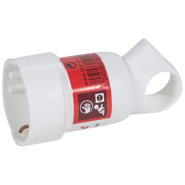 Розетка бытовая Legrand Helium (50191) с заземлением 16 А 230 В IP20 с кольцом белая