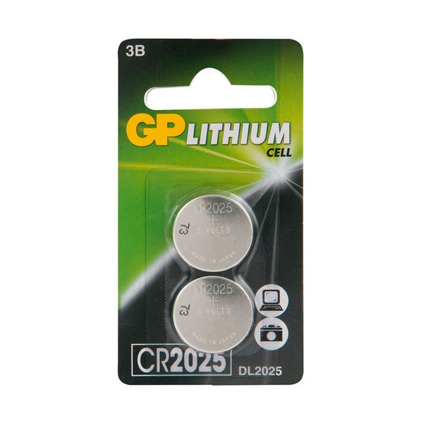 Батарейка GP Batteries CR2025 3 В 160 мАч (2 шт.)