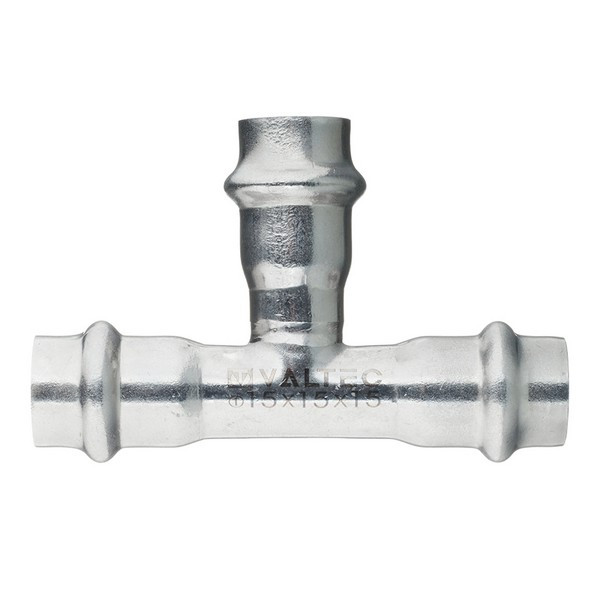 Тройник VALTEC (VTi.931.I.151515) 15 х 15 х 15 мм нержавеющая сталь
