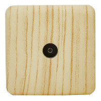 Розетка телевизионная Lezard VIOLA 751-5200-130 оконечная открытая установка беленый дуб tv