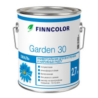 Эмаль алкидная Finncolor Garden 30 основа А полуматовая 2,7 л