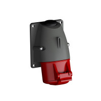 Розетка кабельная ABB Easy&Safe настенная с заземлением 3P+N+E 3 фазы 16 А 400 В IP44 с крышкой