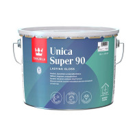 Лак алкидно-уретановый яхтный Tikkurila Unica Super 90 основа EP бесцветный 9 л высокоглянцевый