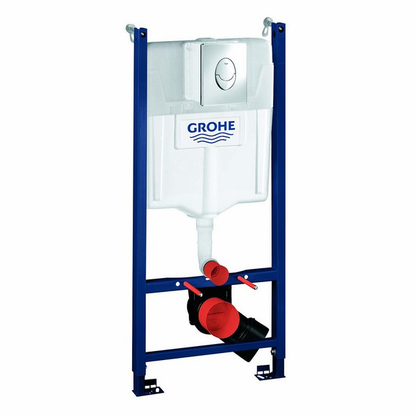 Инсталляция GROHE Rapid SL 3в1 с клавишей хром без унитаза