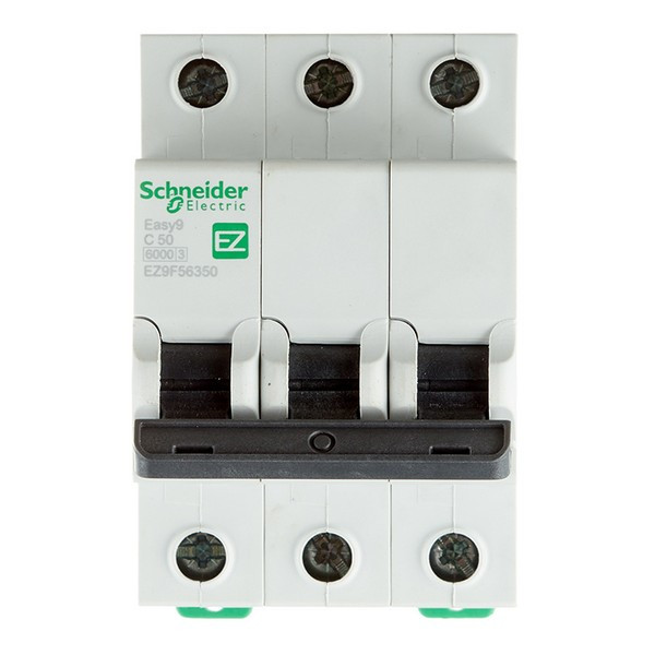 Автоматический выключатель Schneider Electric Easy9 (EZ9F56350) 3P 50А тип C 6 кА 220 В на DIN-рейку