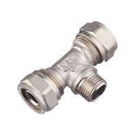 Тройник VALTEC (VTm.333.N.200420) 20 обж(ц) х 1/2 НР(ш) х 20 обж(ц)