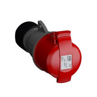 Розетка кабельная ABB Easy&Safe переносная с заземлением 3P+N+E 3 фазы 16 А 400 В IP44 с крышкой