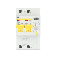 Автомат дифференциальный IEK АД-12 (MAD10-2-025-C-030) 25А 30 мА 2P тип C 4,5 кА