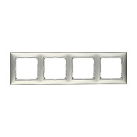 Рамка Legrand Valena 694333 четырехместная горизонтальная алюминий