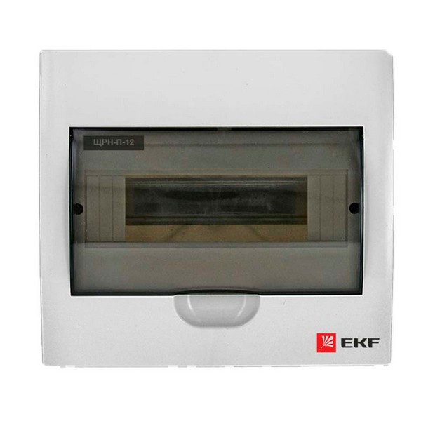 Щит распределительный навесной EKF PROxima ЩРН-П-12 пластиковый IP41 200х256х95 мм 12 модулей