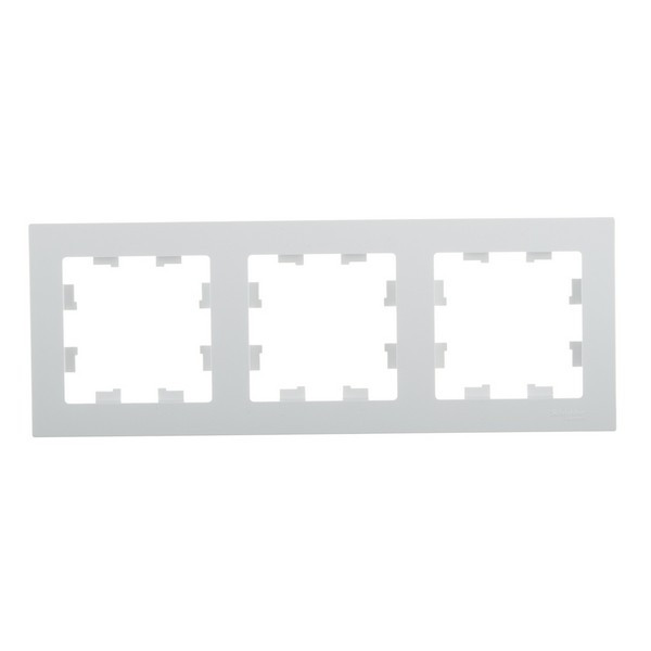 Рамка Schneider Electric Atlas Design ATN000103 трехместная универсальная белая