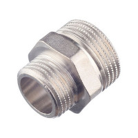 Ниппель переходный Stout (SFT-0004-003412) 3/4 НР(ш) х 1/2 НР(ш) латунный